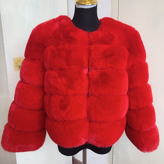 Yuan Yuan ?Celebrity Scene? Rex Rabbit Fur Outwear Women's Mid-Length Fur Coat 2025 New arrival Hot-Selling Winter Item